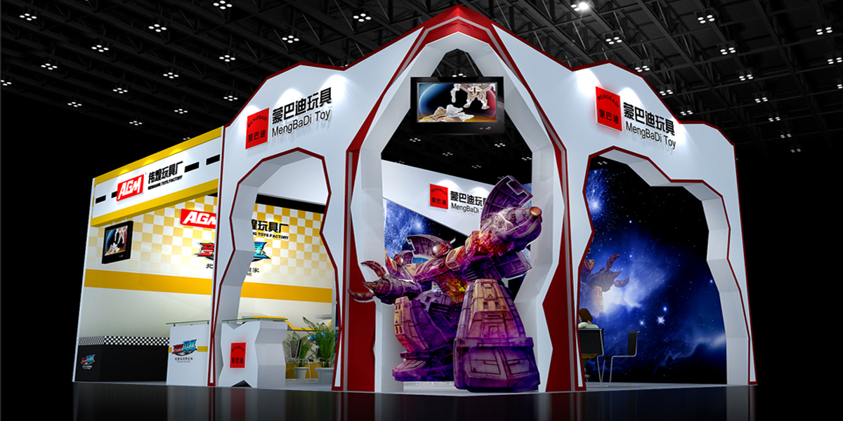 蒙巴迪玩具展臺搭建